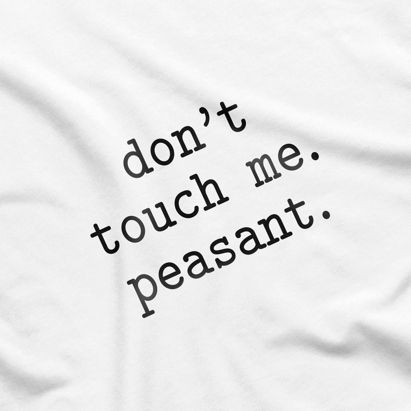 Printique Organic GOTS Certified Baby Onesie Unisex Bodysuit 0-18 months - Don't Touch Me Peasant | Funny Sarcastic (Don't Touch Me Peasant, 9-12 Months) - Image 5